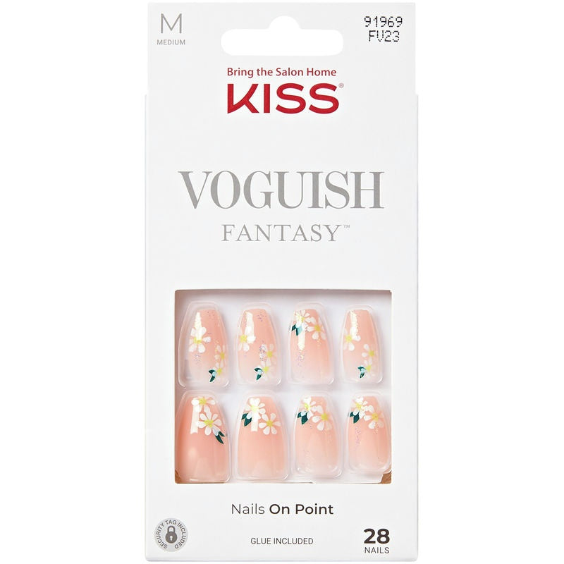 KISS Voguish Fantasy Medium False Nails 4 Wheel Drive 28 Pc - Bellso